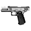 PISTOLA MARUI HI-CAPA DUAL STAINLESS GAS NEGRO-PLATA.webp