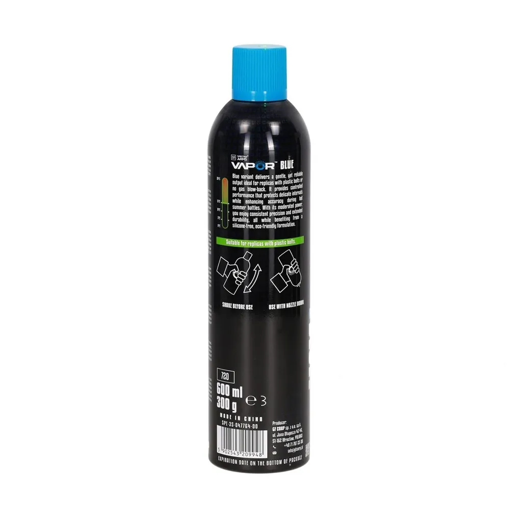 BOTELLA GAS SPECNA ARMS VAPOR 600ML AZUL.webp