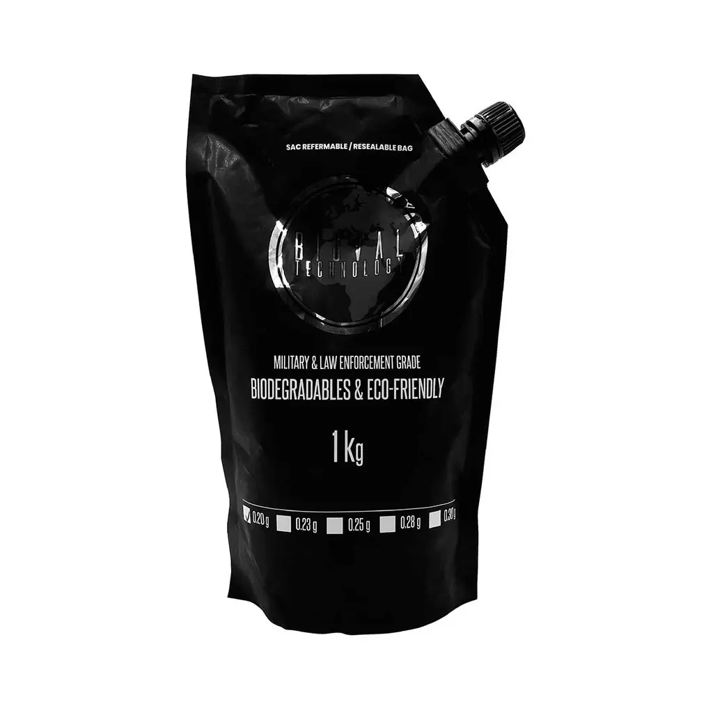 BOLAS BIO BIOVAL 0.20G 1KG BLANCA