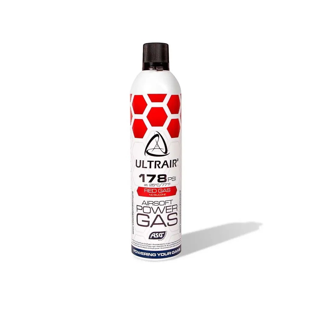 BOTELLA GAS ASG ULTRAIR 178 PSI 570 ML ROJO