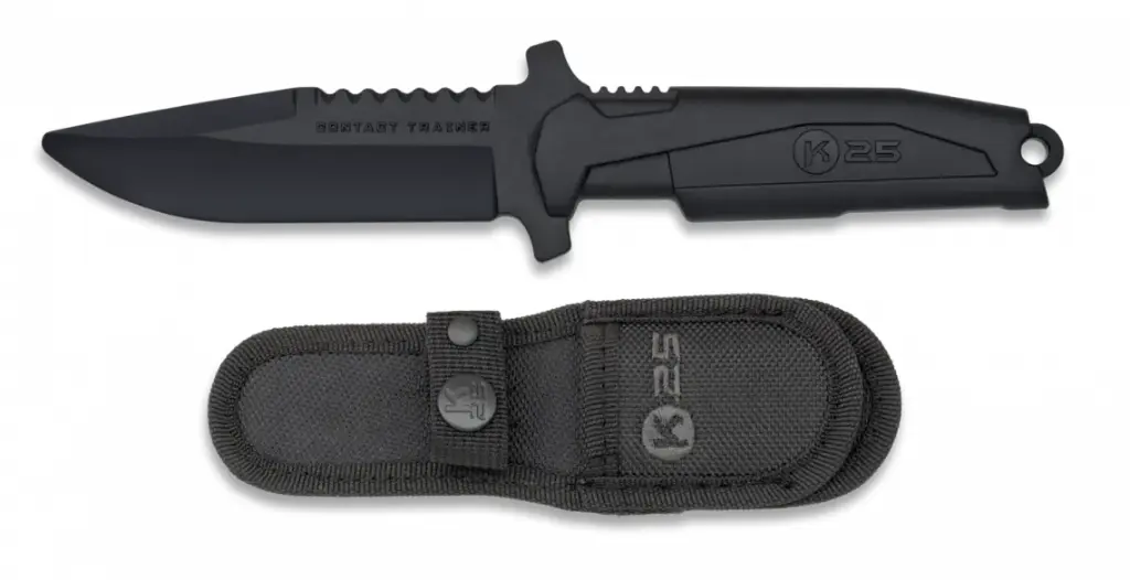 CUCHILLO ENTRENAMIENTO K25 negro.