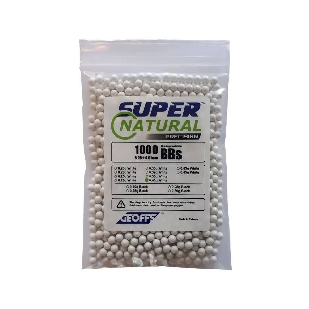 0.40G GEOFFS SUPER NATURAL PRECISION 1000 BBS BLANCAS