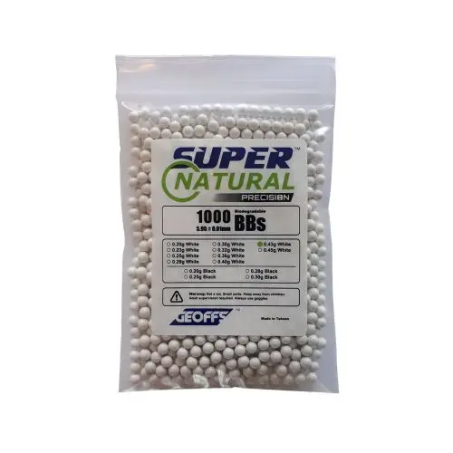 0.43G GEOFFS SUPER NATURAL PRECISION 1000 BBS BLANCAS