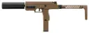 SMG VMP-1X TAN with silencer VORSK