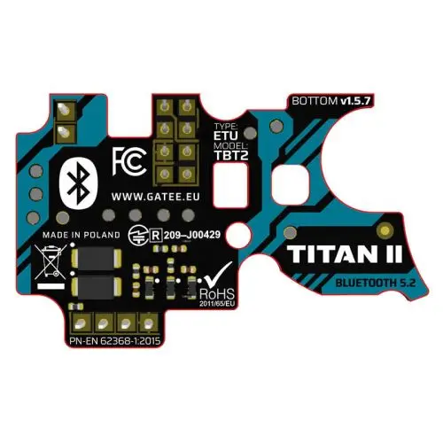 TITAN II BT Expert for V2 GB HPA Cableado Trasero
