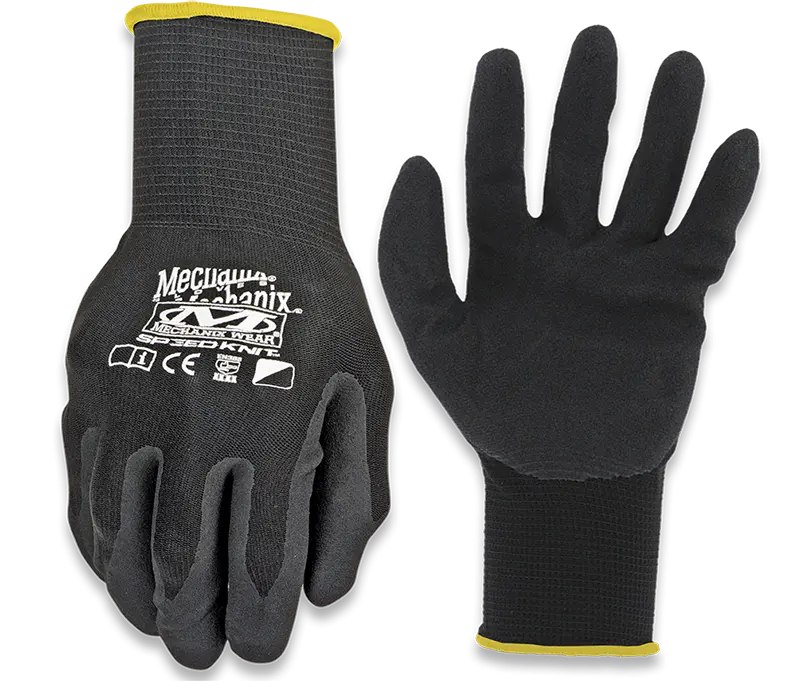 Guantes Mechanix Knit Nitrile Negro
