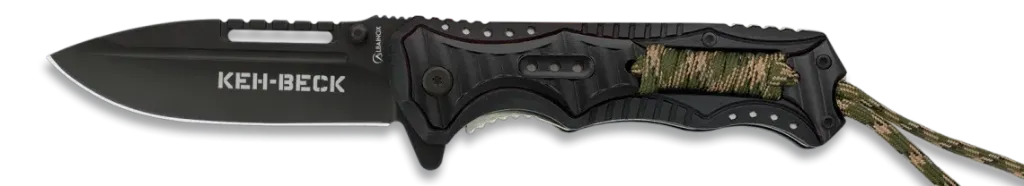 Navaja Albainox KEH-BECK camo negro 9cm