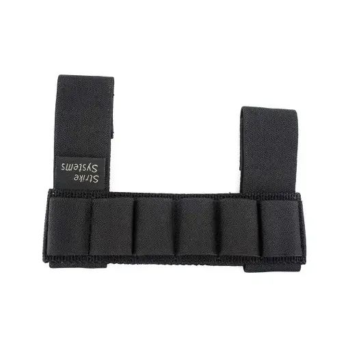PORTA CARTUCHOS ASG 6 PUESTOS NEGRO