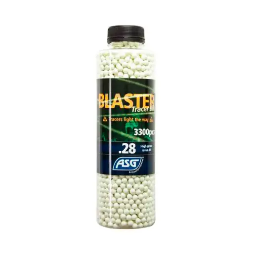 BOLAS BLASTER TRAZADORAS 0.28G 3300RDS VERDES