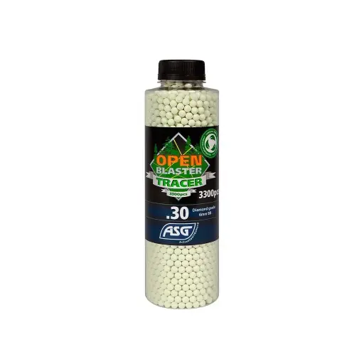 BOLAS BLASTER TRAZADORAS 0.30G 3300RDS VERDES
