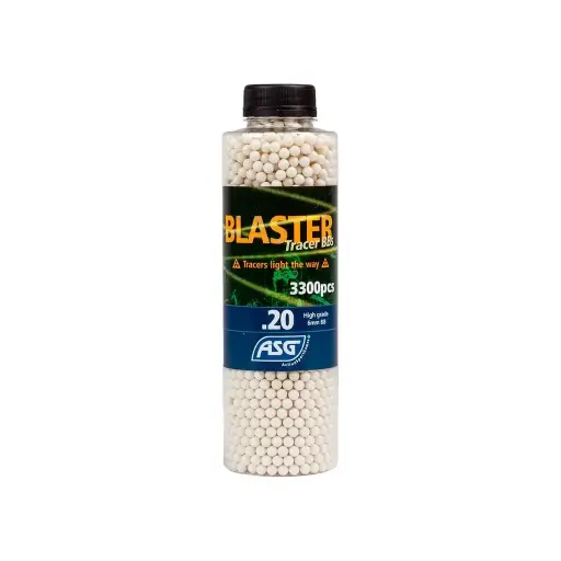 BOLAS BLASTER TRAZADORAS 0.20G 3300RDS VERDES