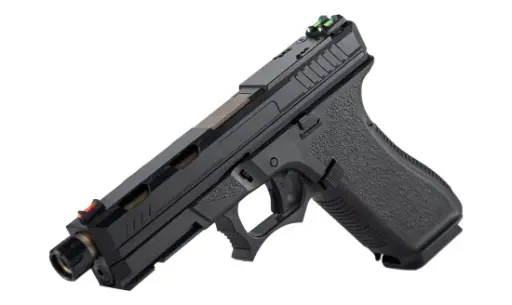 PISTOLA GBB CUSTOM BLACK AT3704 GOLDEN EAGLE