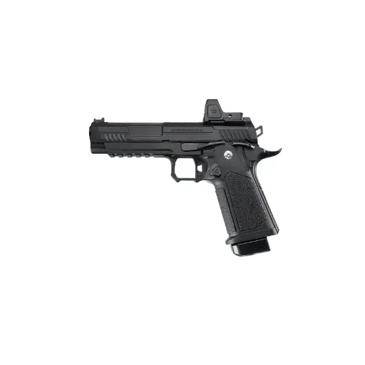 ARCTURUS Vanguard 5" Hi-Capa GBB Pistol w/Optics Ready Slide & ARS-1 Red Dot Combo AT-GHC-V5-CMB
